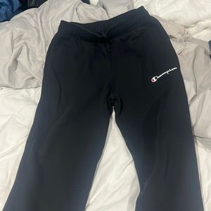 Black champion joggers